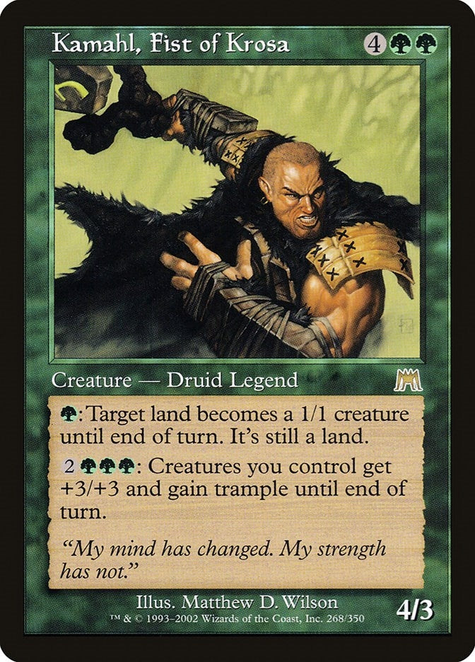 Image for Kamahl, Fist of Krosa (268) [Onslaught] - Magic: The Gathering