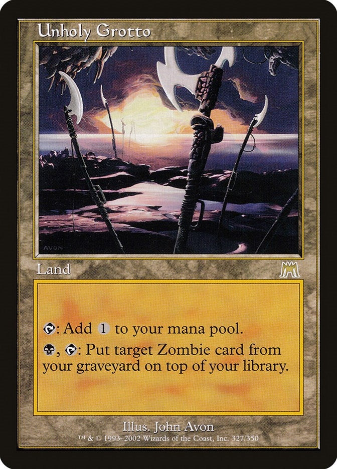 Image for Unholy Grotto (327) [Onslaught] - Magic: The Gathering