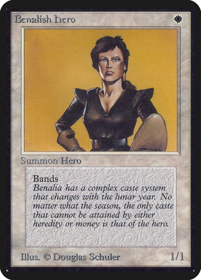 Image for Benalish Hero [Alpha Edition] - Magic: The Gathering