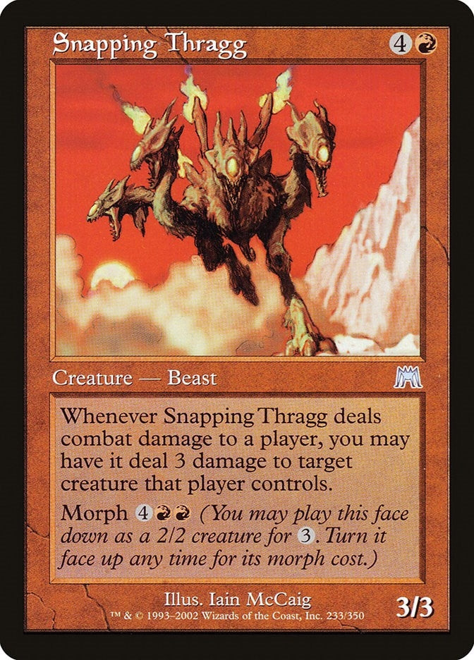 Image for Snapping Thragg (233) [Onslaught] - Magic: The Gathering