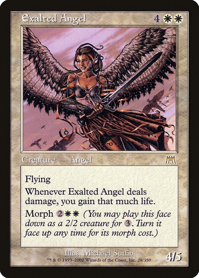 Image for Exalted Angel (28) [Onslaught] - Magic: The Gathering