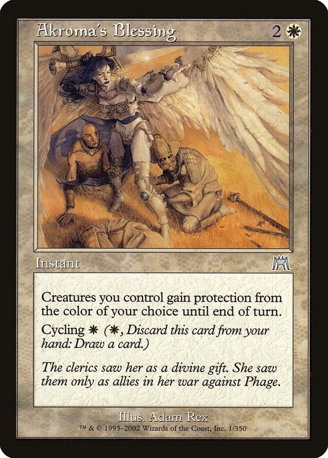 Image for Akroma's Blessing (1) [Onslaught] - Magic: The Gathering