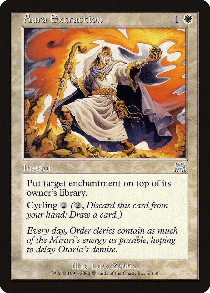 Image for Aura Extraction (5) [Onslaught] - Magic: The Gathering