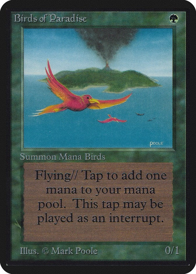 Image for Birds of Paradise [Alpha Edition] - Magic: The Gathering