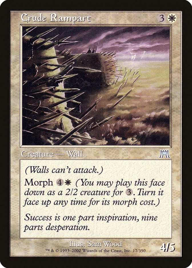 Image for Crude Rampart (17) [Onslaught] - Magic: The Gathering