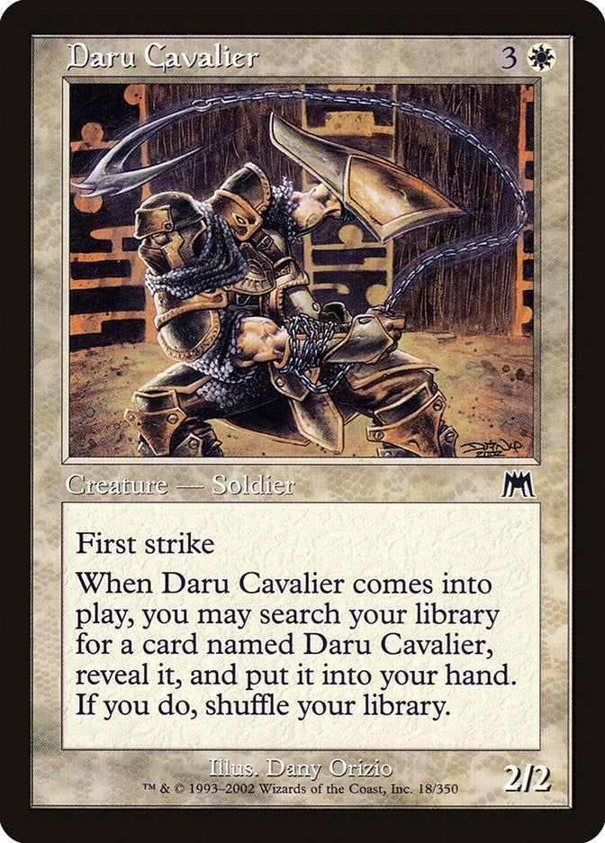 Image for Daru Cavalier (18) [Onslaught] - Magic: The Gathering
