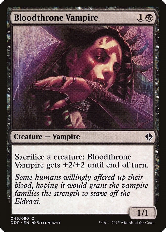 Image for Bloodthrone Vampire (46) [Zendikar vs. Eldrazi] - Magic: The Gathering