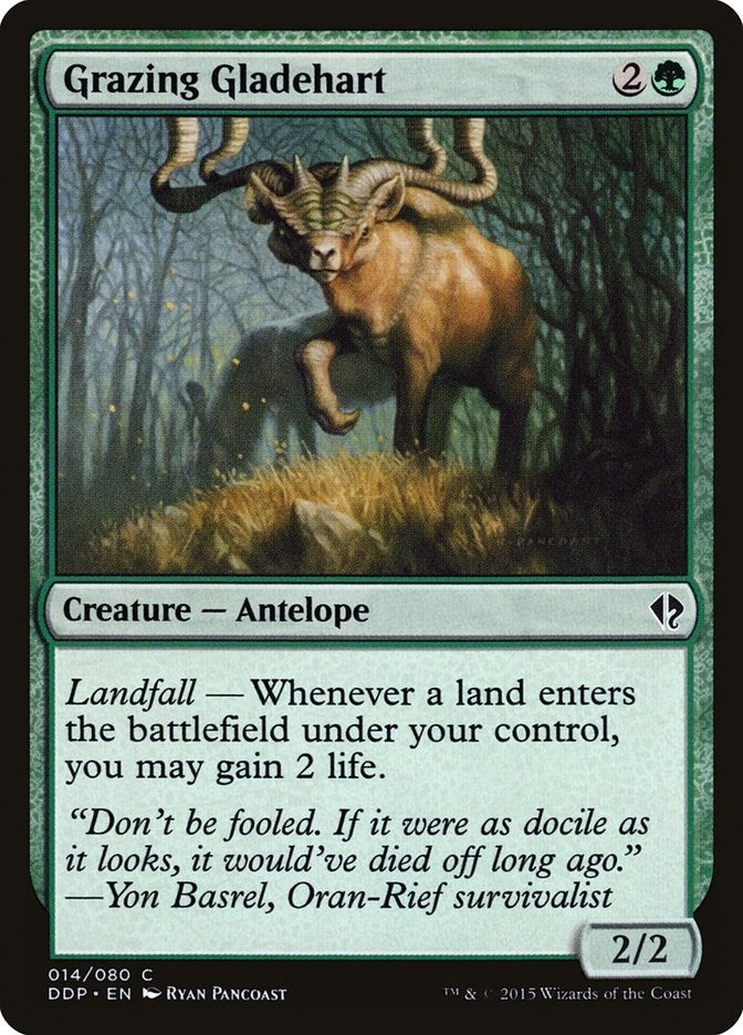 Image for Grazing Gladehart (14) [Zendikar vs. Eldrazi] - Magic: The Gathering