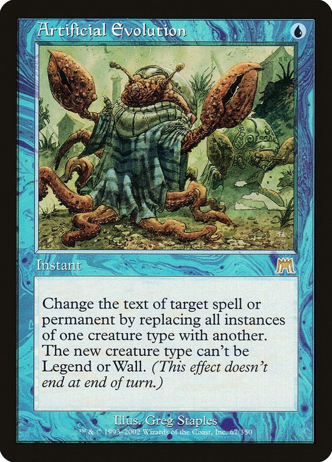 Image for Artificial Evolution (67) [Onslaught] - Magic: The Gathering