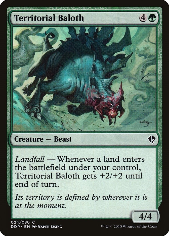 Image for Territorial Baloth (24) [Zendikar vs. Eldrazi] - Magic: The Gathering