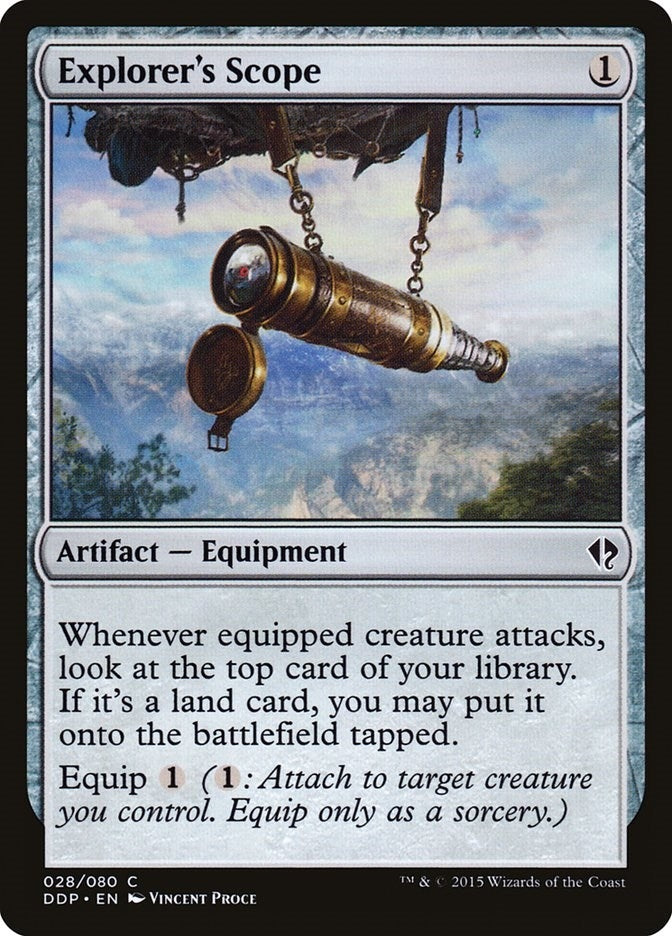 Image for Explorer's Scope (28) [Zendikar vs. Eldrazi] - Magic: The Gathering