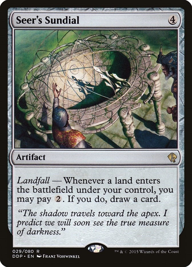 Image for Seer's Sundial (29) [Zendikar vs. Eldrazi] - Magic: The Gathering