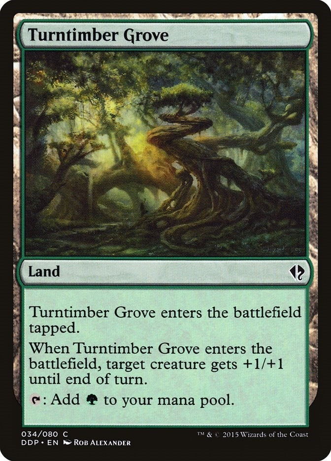 Image for Turntimber Grove (34) [Zendikar vs. Eldrazi] - Magic: The Gathering