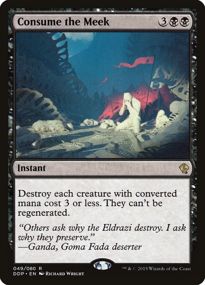 Image for Consume the Meek (49) [Zendikar vs. Eldrazi] - Magic: The Gathering