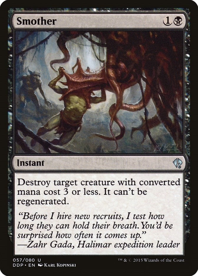 Image for Smother (57) [Zendikar vs. Eldrazi] - Magic: The Gathering