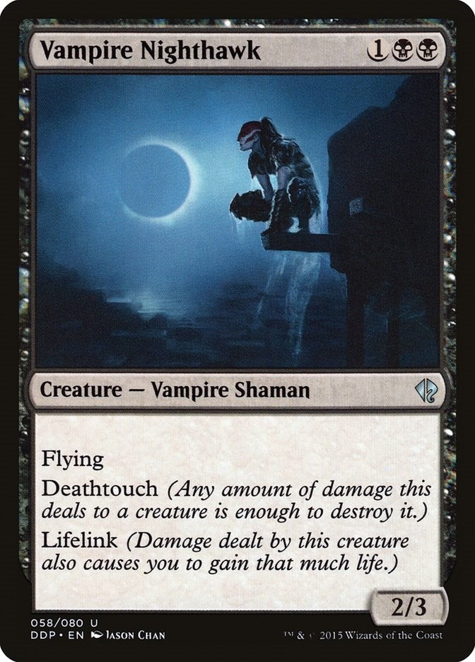 Image for Vampire Nighthawk (58) [Zendikar vs. Eldrazi] - Magic: The Gathering