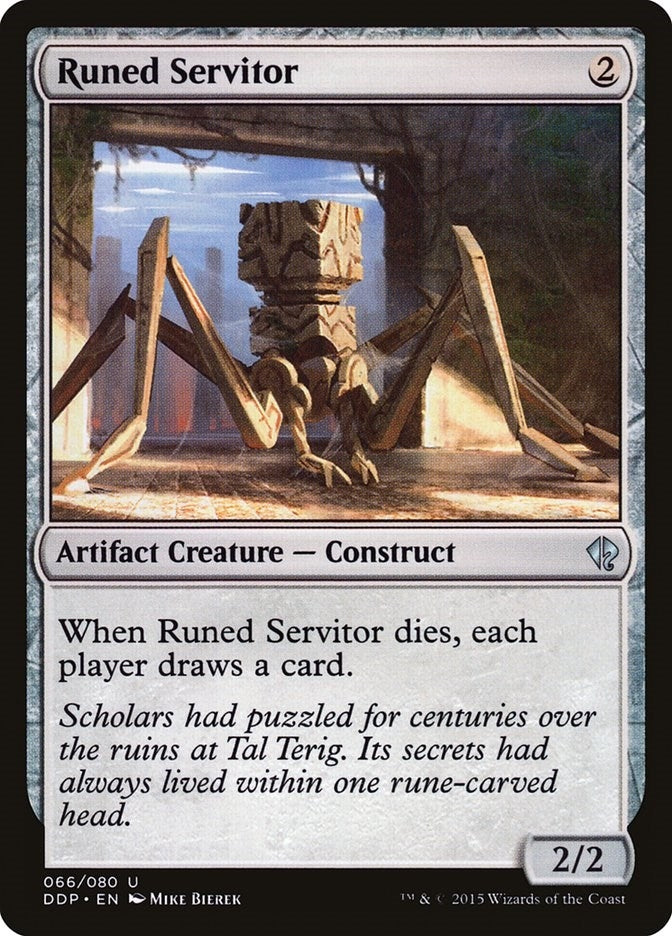 Image for Runed Servitor (66) [Zendikar vs. Eldrazi] - Magic: The Gathering