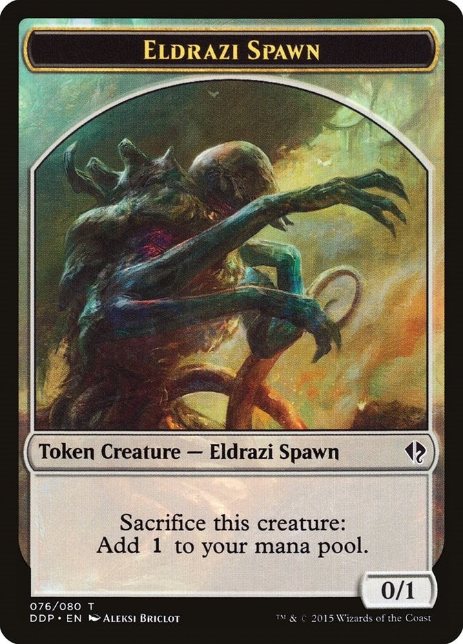 Image for Eldrazi Spawn Token (076) (76) [Zendikar vs. Eldrazi] - Magic: The Gathering