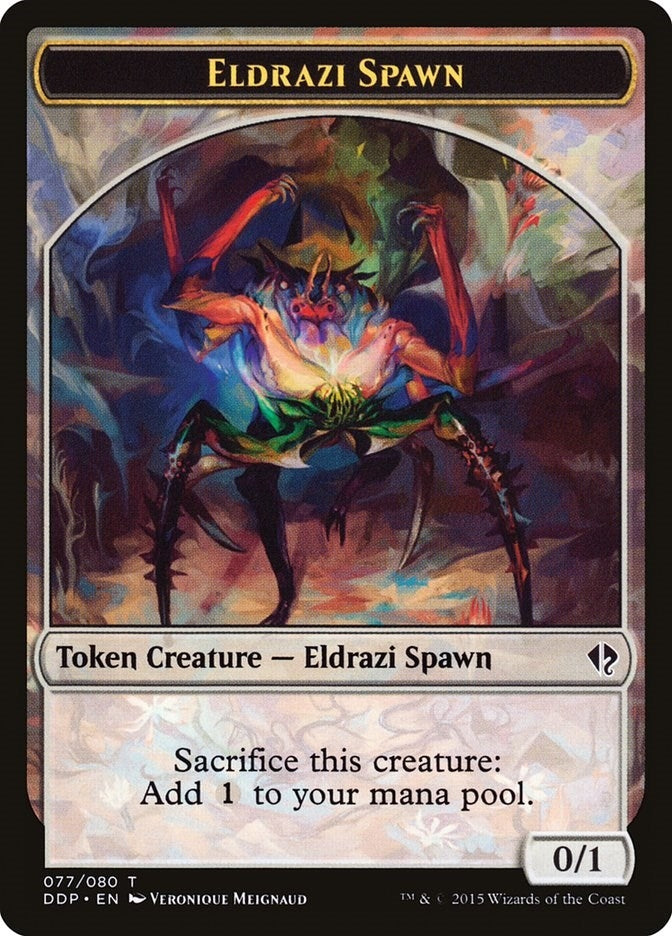 Eldrazi Spawn Token (077) (77) [Duel Decks: Zendikar vs. Eldrazi Tokens]
