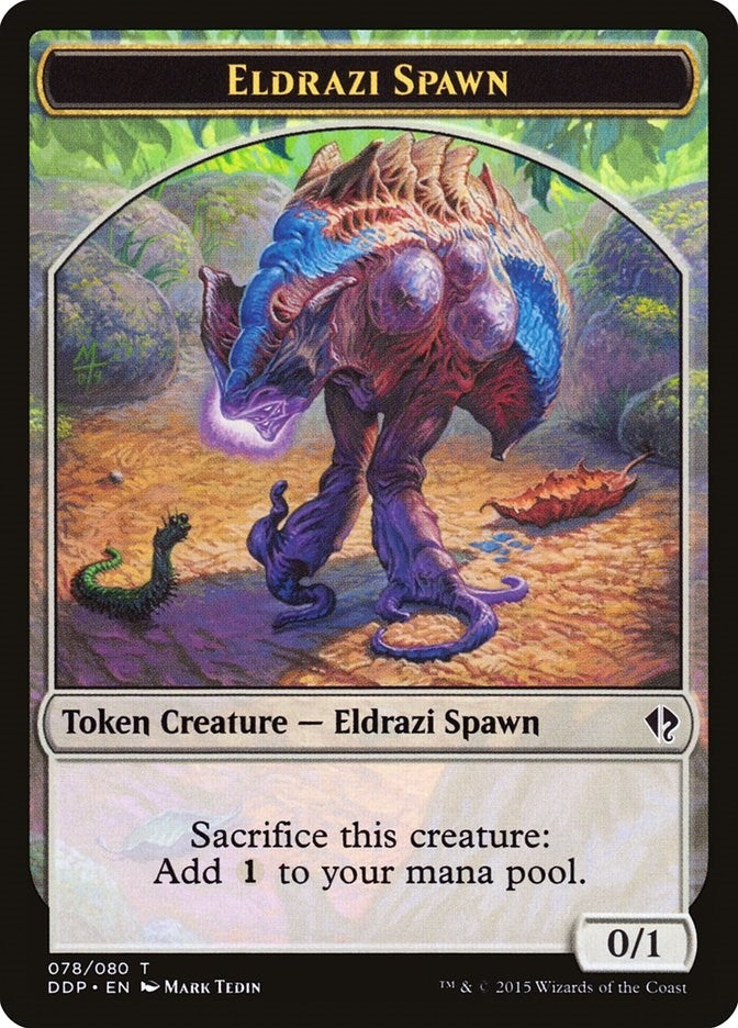 Image for Eldrazi Spawn Token (078) (78) [Zendikar vs. Eldrazi] - Magic: The Gathering