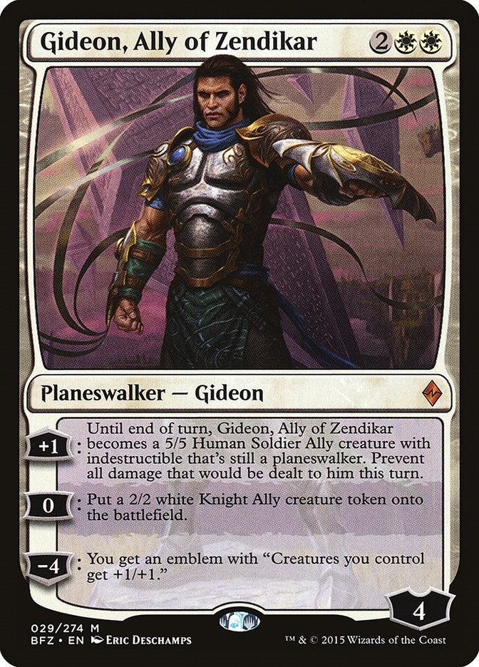 Image for Gideon, Ally of Zendikar (29) [Battle for Zendikar] - Magic: The Gathering