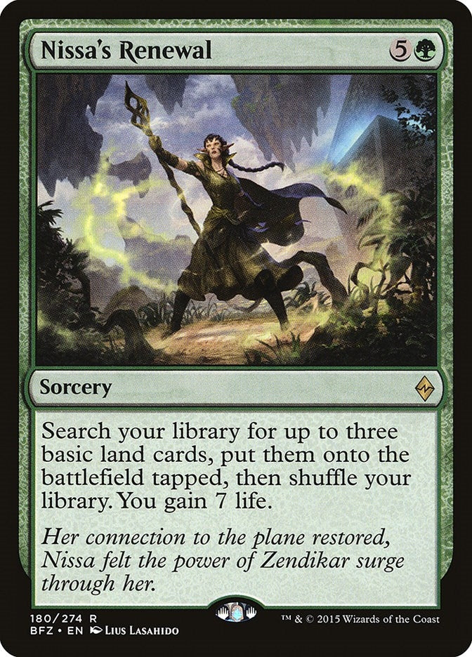 Image for Nissa's Renewal (180) [Battle for Zendikar] - Magic: The Gathering