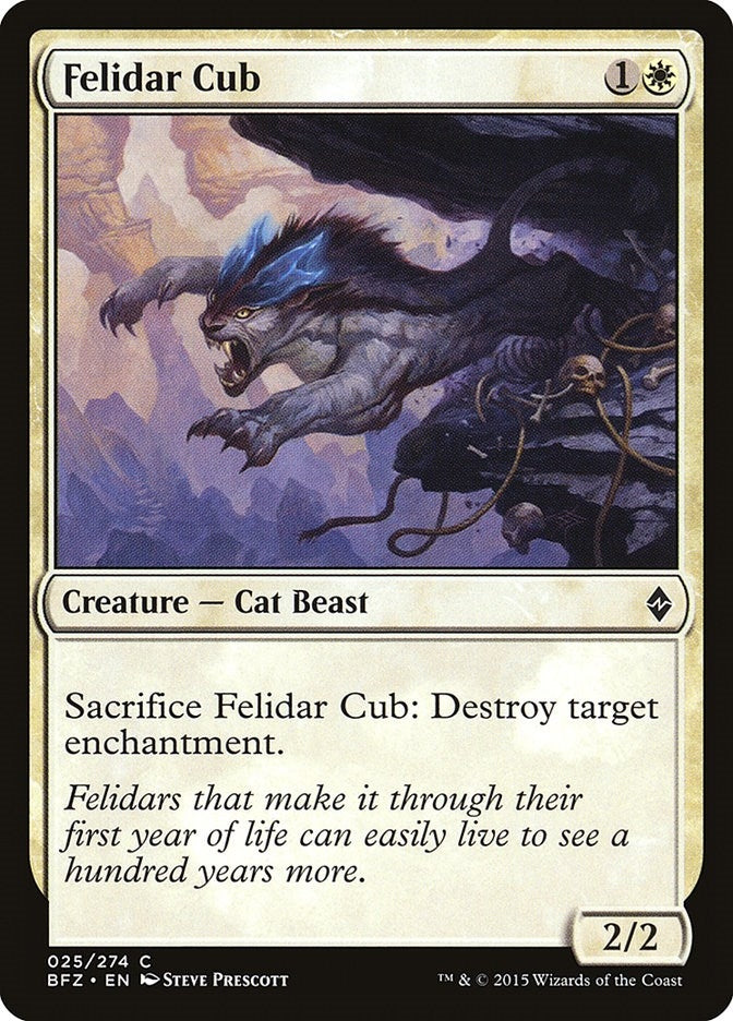 Image for Felidar Cub (25) [Battle for Zendikar] - Magic: The Gathering