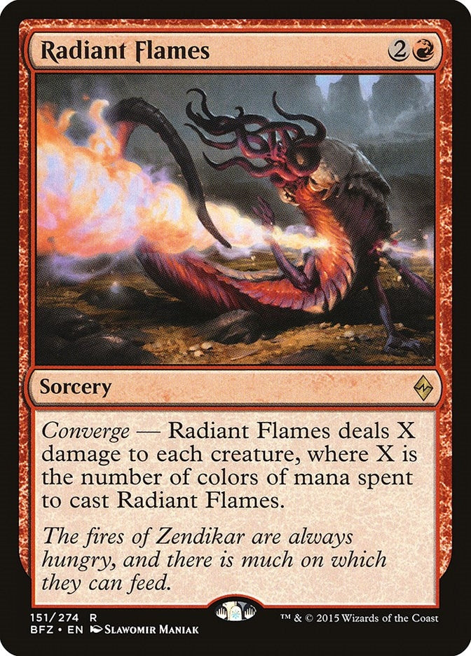 Image for Radiant Flames (151) [Battle for Zendikar] - Magic: The Gathering