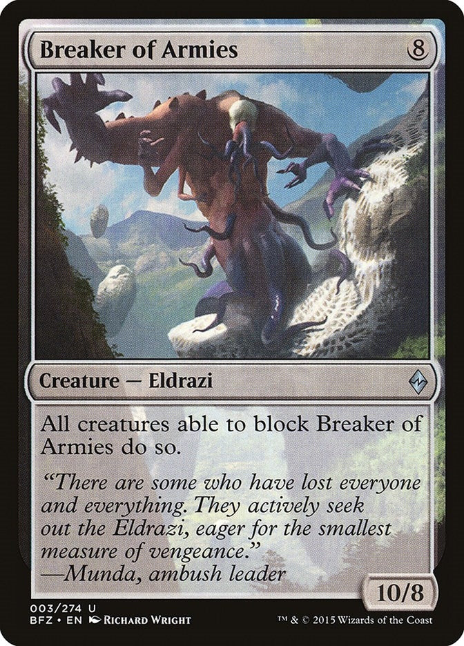 Breaker of Armies (3) [Battle for Zendikar]
