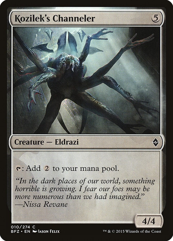 Image for Kozilek's Channeler (10) [Battle for Zendikar] - Magic: The Gathering