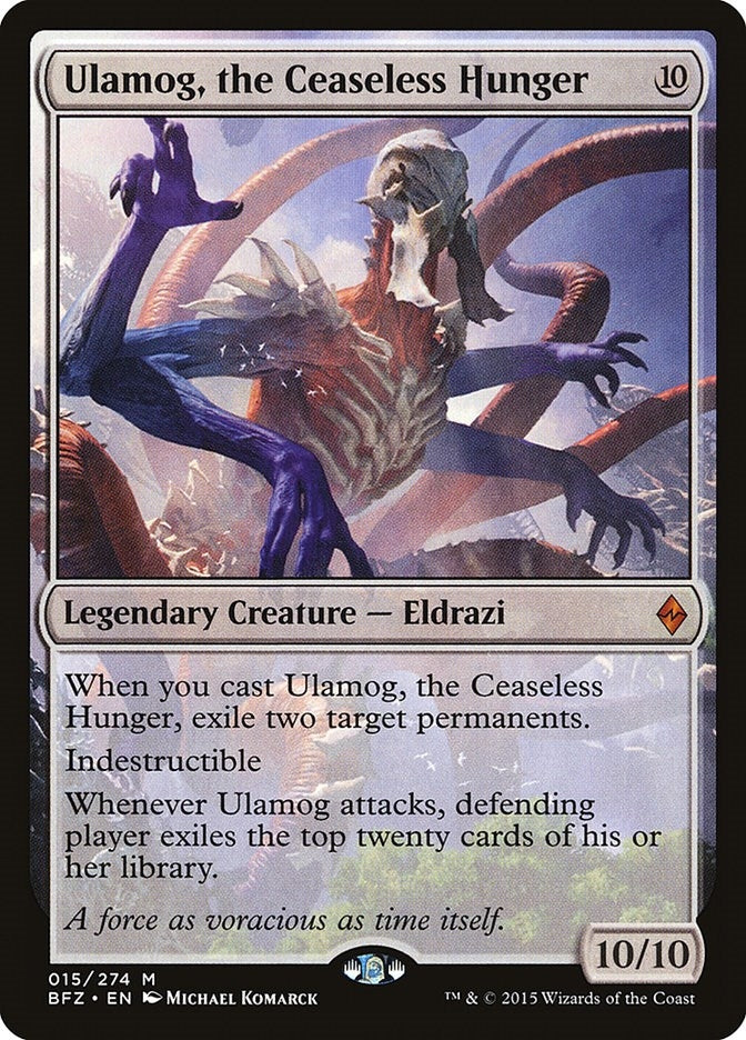 Image for Ulamog, the Ceaseless Hunger (15) [Battle for Zendikar] - Magic: The Gathering