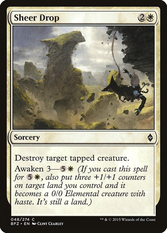 Image for Sheer Drop (48) [Battle for Zendikar] - Magic: The Gathering