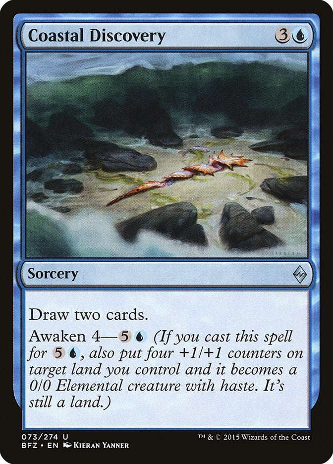 Image for Coastal Discovery (73) [Battle for Zendikar] - Magic: The Gathering