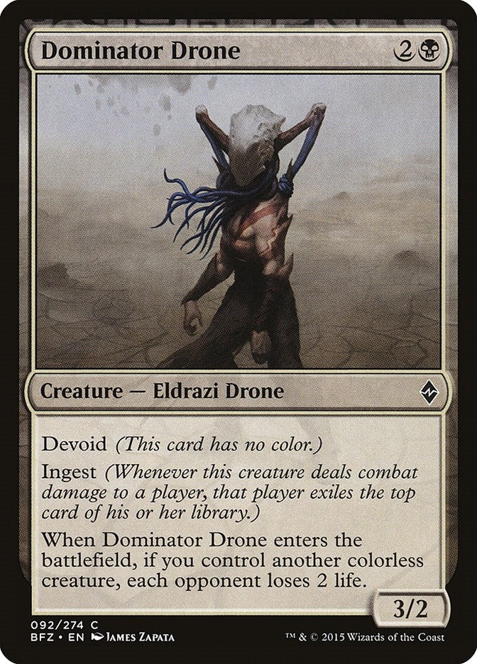 Image for Dominator Drone (92) [Battle for Zendikar] - Magic: The Gathering