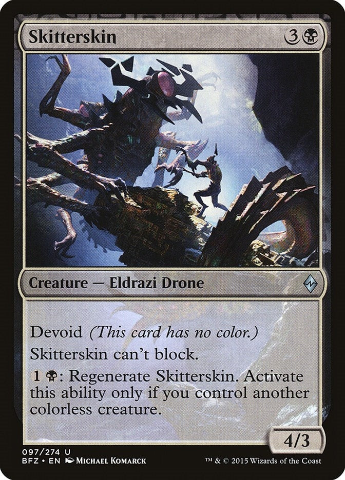 Image for Skitterskin (97) [Battle for Zendikar] - Magic: The Gathering