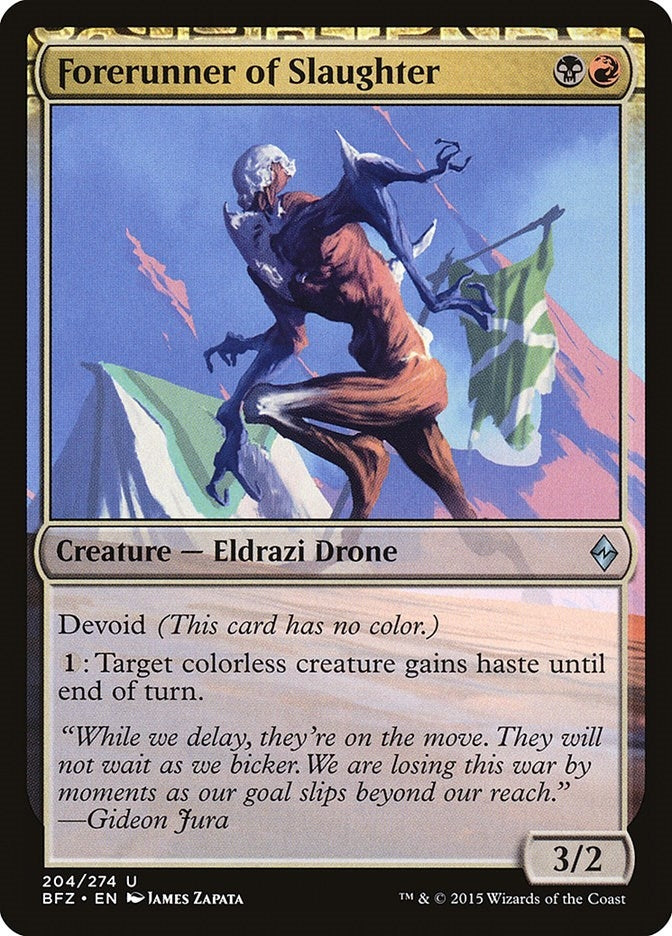 Image for Forerunner of Slaughter (204) [Battle for Zendikar] - Magic: The Gathering