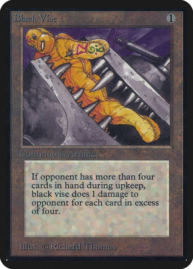 Image for Black Vise [Alpha Edition] - Magic: The Gathering