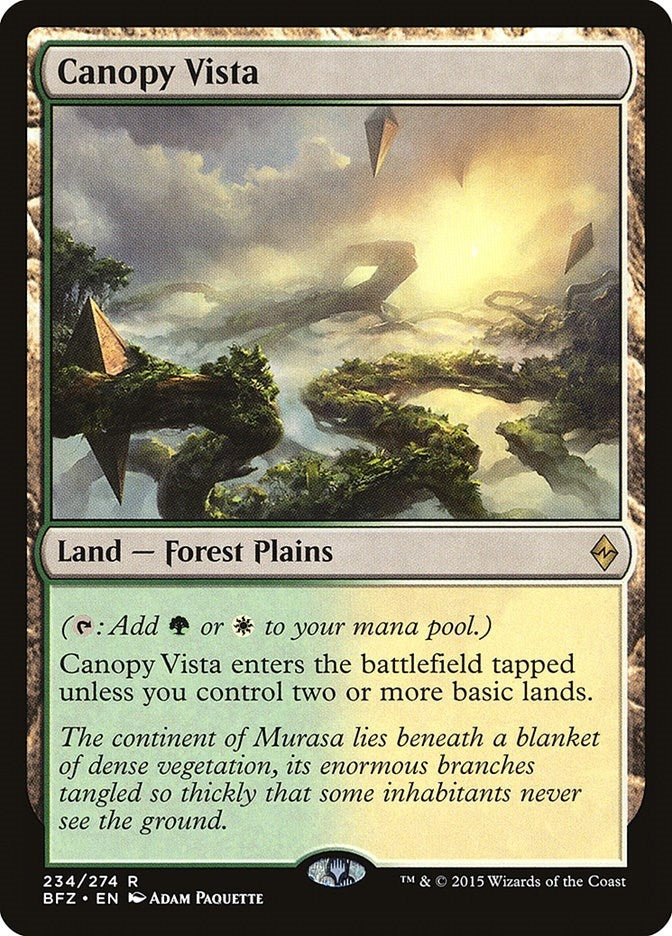 Image for Canopy Vista (234) [Battle for Zendikar] - Magic: The Gathering