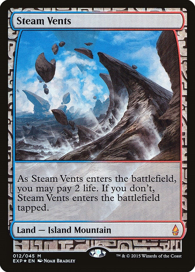 Image for Steam Vents (12) [Zendikar Expeditions] - Magic: The Gathering