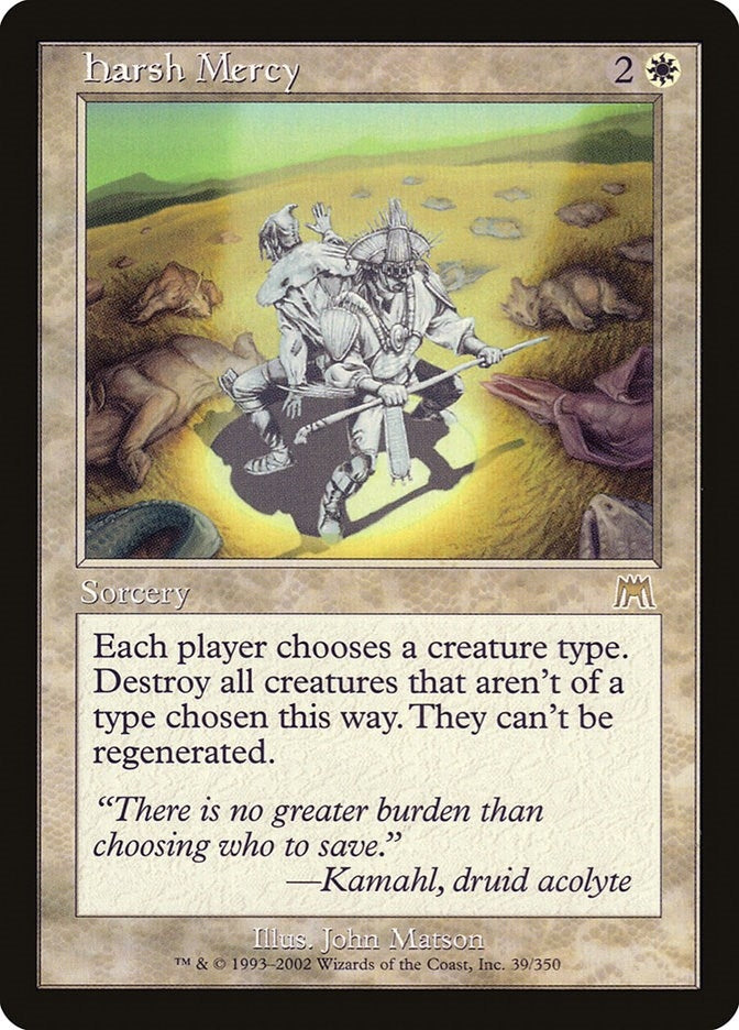 Image for Harsh Mercy (39) [Onslaught] - Magic: The Gathering