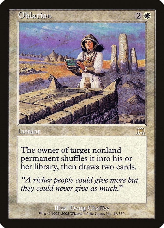 Image for Oblation (46) [Onslaught] - Magic: The Gathering