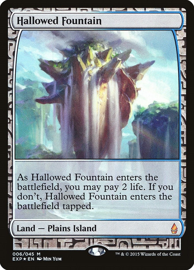Image for Hallowed Fountain (6) [Zendikar Expeditions] - Magic: The Gathering