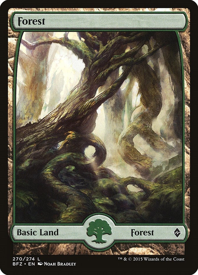 Image for Forest (270) - Full Art (270) [Battle for Zendikar] - Magic: The Gathering