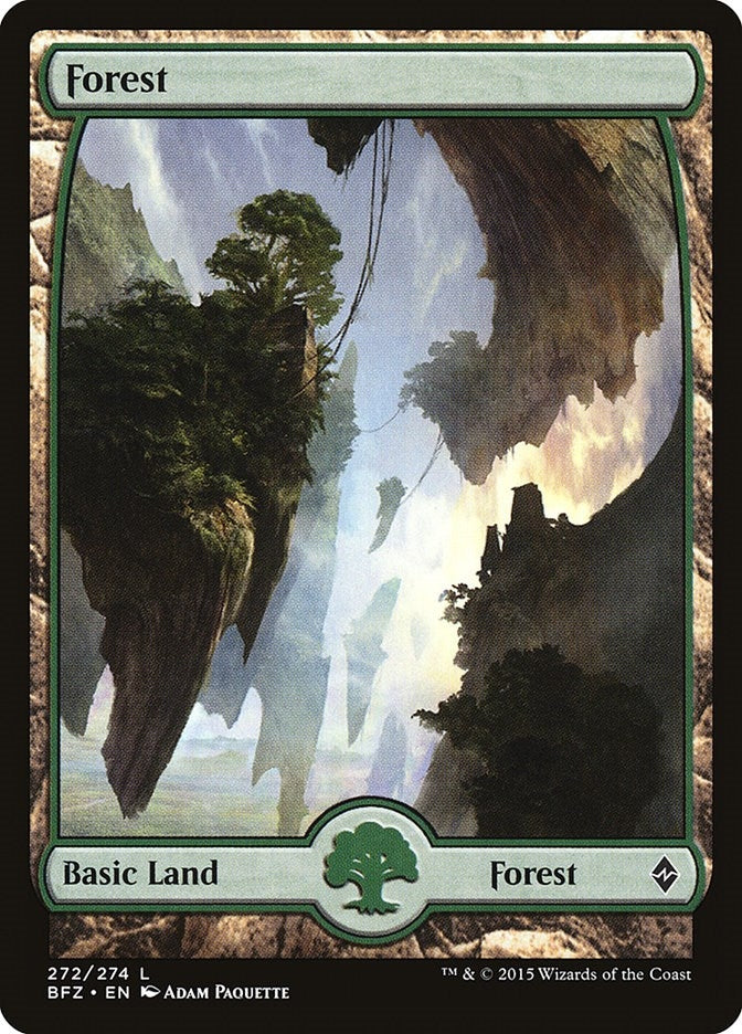 Image for Forest (272) - Full Art (272) [Battle for Zendikar] - Magic: The Gathering