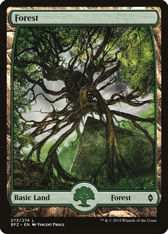 Image for Forest (273) - Full Art (273) [Battle for Zendikar] - Magic: The Gathering
