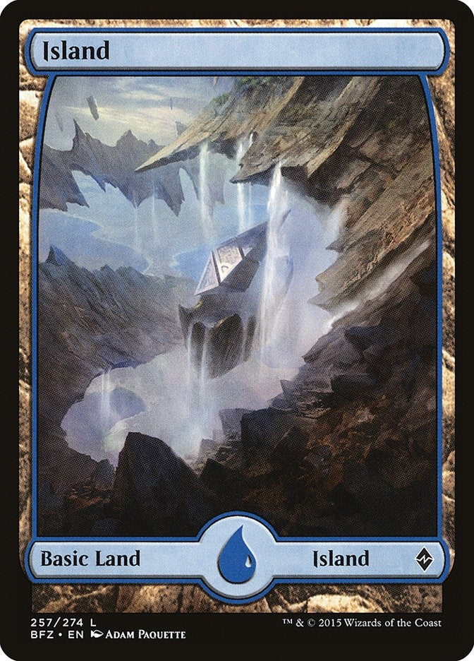 Image for Island (257) - Full Art (257) [Battle for Zendikar] - Magic: The Gathering