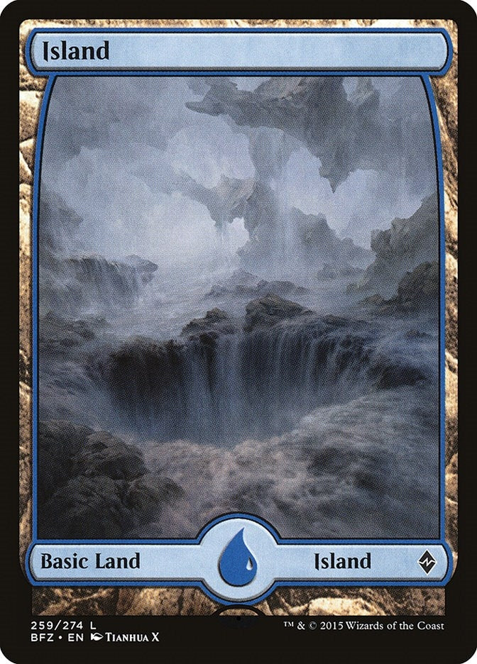 Image for Island (259) - Full Art (259) [Battle for Zendikar] - Magic: The Gathering