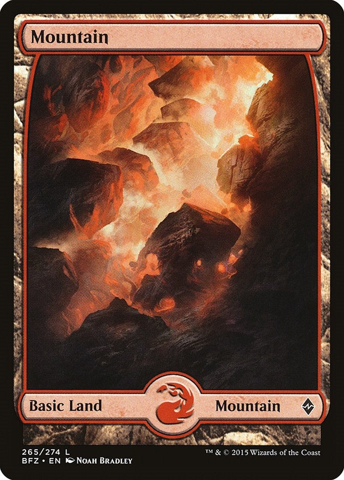 Image for Mountain (265) - Full Art (265) [Battle for Zendikar] - Magic: The Gathering
