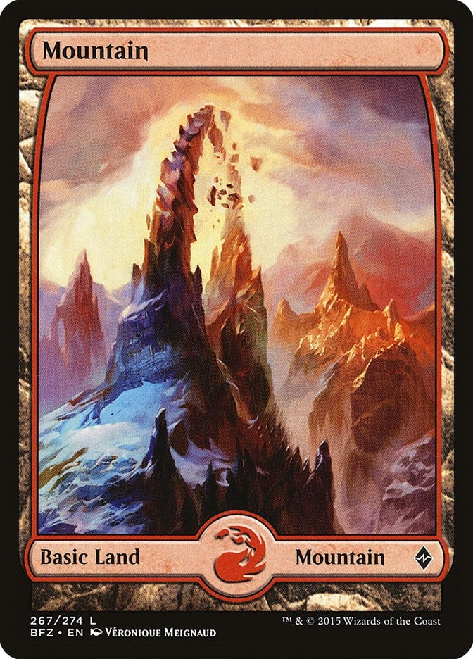 Image for Mountain (267) - Full Art (267) [Battle for Zendikar] - Magic: The Gathering