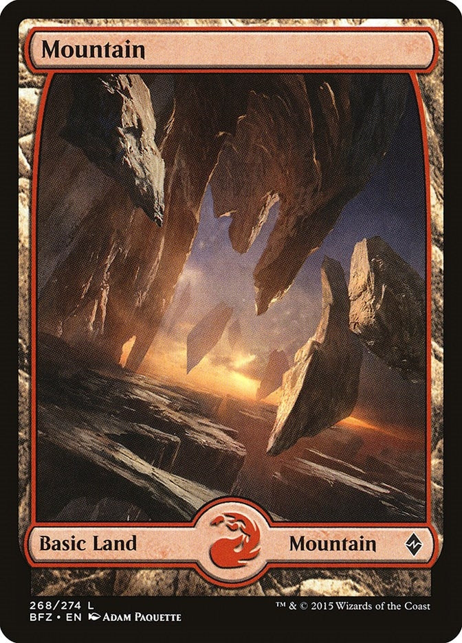 Image for Mountain (268) - Full Art (268) [Battle for Zendikar] - Magic: The Gathering